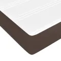 cadre de lit avec matelas Marron 200x200 cm