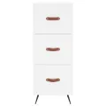 Buffet blanc 34,5x34x90 cm bois d'ingénierie