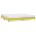 Cadre de lit Vert 200x200 cm Tissu
