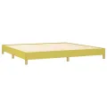 Cadre de lit Vert 200x200 cm Tissu