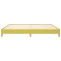 Cadre de lit Vert 200x200 cm Tissu