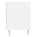 Meuble TV blanc 150x30x44,5 cm bois d'ingénierie