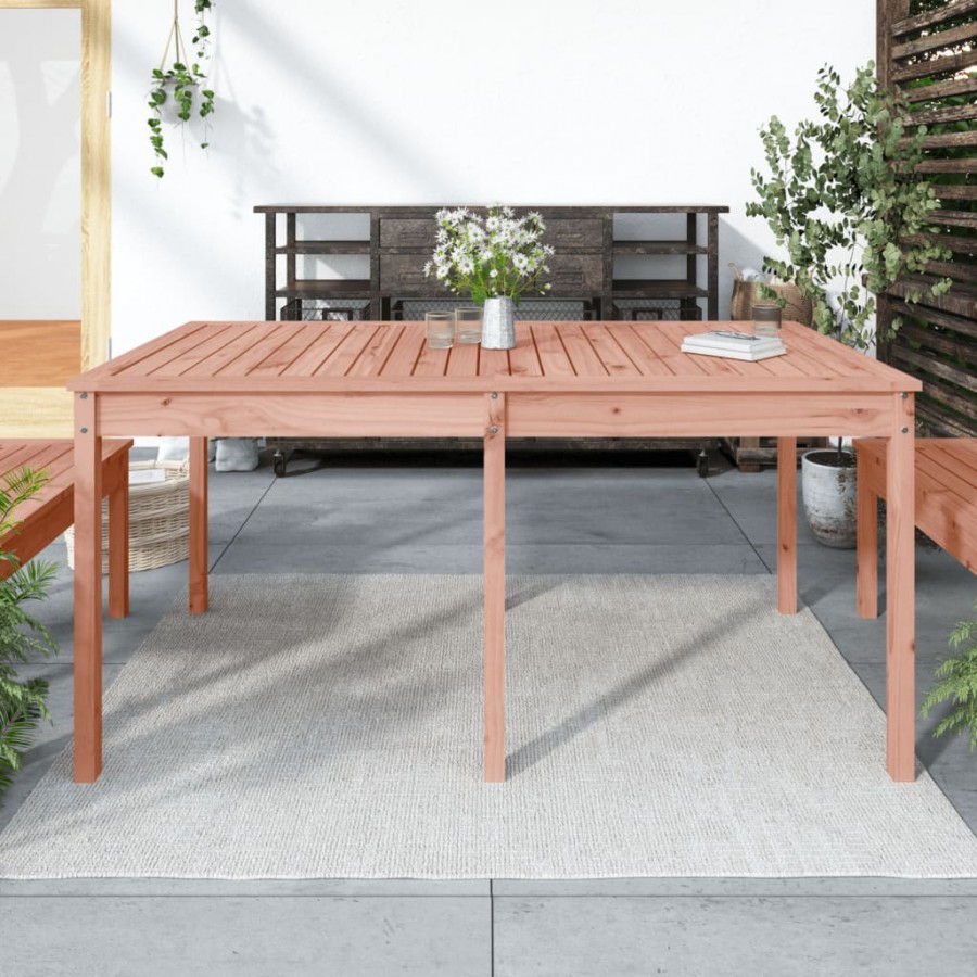 Table de jardin 159,5x82,5x76 cm bois massif de douglas