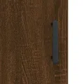 Armoires murales 2 pcs chêne marron bois d'ingénierie