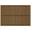 Tête de lit murale Marron miel 159,5x3x110cm Bois massif de pin