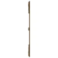 Tête de lit murale Marron miel 159,5x3x110cm Bois massif de pin