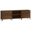 Meuble TV chêne marron 150x30x50 cm bois d'ingénierie
