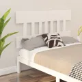 Tête de lit Blanc 203,5x3x81 cm Bois massif de pin