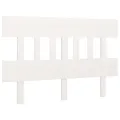 Tête de lit Blanc 203,5x3x81 cm Bois massif de pin