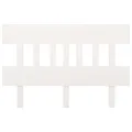 Tête de lit Blanc 203,5x3x81 cm Bois massif de pin