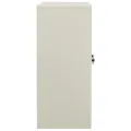 Armoire de bureau Gris clair 90x40x90 cm Acier
