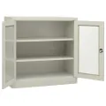 Armoire de bureau Gris clair 90x40x90 cm Acier