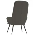 Chaise de relaxation Gris foncé Velours