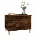 Table basse Chêne fumé 60x44,5x45 cm Bois d'ingénierie