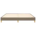 cadre de lit Taupe 160x200 cm Tissu