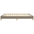 cadre de lit Taupe 160x200 cm Tissu