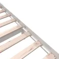 Cadre de lit Blanc Bois de pin massif 160x200 cm
