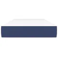 Matelas de lit à ressorts ensachés Bleu 90x190x20 cm Tissu