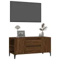 Meuble TV Chêne marron 102x44,5x50 cm Bois d'ingénierie