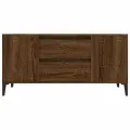 Meuble TV Chêne marron 102x44,5x50 cm Bois d'ingénierie