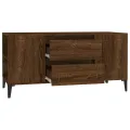 Meuble TV Chêne marron 102x44,5x50 cm Bois d'ingénierie