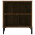 Meuble TV Chêne marron 102x44,5x50 cm Bois d'ingénierie