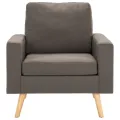 Fauteuil Taupe Tissu