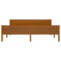Cadre de lit Marron miel Bois de pin massif 200x200 cm