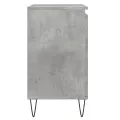 Armoire de bain gris béton 58x33x60 cm bois d'ingénierie