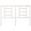 Tête de lit Blanc 146x4x100 cm Bois massif de pin