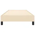 cadre de lit Crème 80x200 cm Tissu