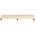cadre de lit Crème 80x200 cm Tissu