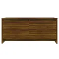 Table basse Chêne marron 90x50x41,5 cm Aggloméré
