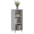 Armoire à étagères sonoma gris 34,5x32,5x90cm bois d'ingénierie
