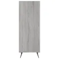 Armoire à étagères sonoma gris 34,5x32,5x90cm bois d'ingénierie