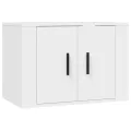 Ensemble de meubles TV 4 pcs Blanc Bois d'ingénierie