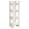 Bibliothèque/Séparateur de pièce Blanc 41x35x125 cm Pin solide