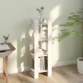 Bibliothèque/Séparateur de pièce Blanc 41x35x125 cm Pin solide