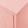 Meuble TV Rose 105x35x50 cm Acier