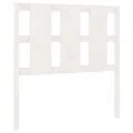 Tête de lit Blanc 95,5x4x100 cm Bois massif de pin
