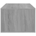 Table basse Sonoma gris 100x50,5x35 cm Bois d'ingénierie