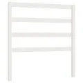 Tête de lit Blanc 96x4x100 cm Bois massif de pin