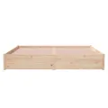 Cadre de lit bois massif 180x200 cm super king