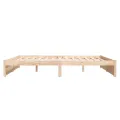 Cadre de lit bois massif 180x200 cm super king
