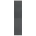 Bibliothèque/Séparateur de pièce Gris 40x30x135,5 cm Pin massif