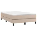 cadre de lit avec matelas Cappuccino 120x200 cm