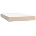 cadre de lit avec matelas Cappuccino 120x200 cm