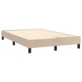 cadre de lit avec matelas Cappuccino 120x200 cm
