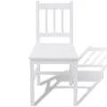 Jeu de salle à manger 7 pcs Pinède Blanc