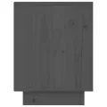 Tables de chevet 2 pcs Gris 40x30x40 cm Bois de pin solide